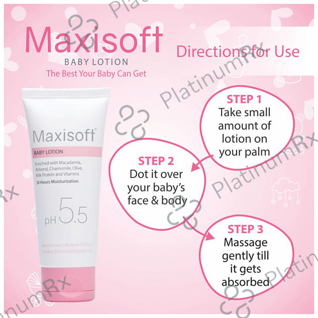 Maxisoft Baby Lotion (100ml Each) 2 Tubes