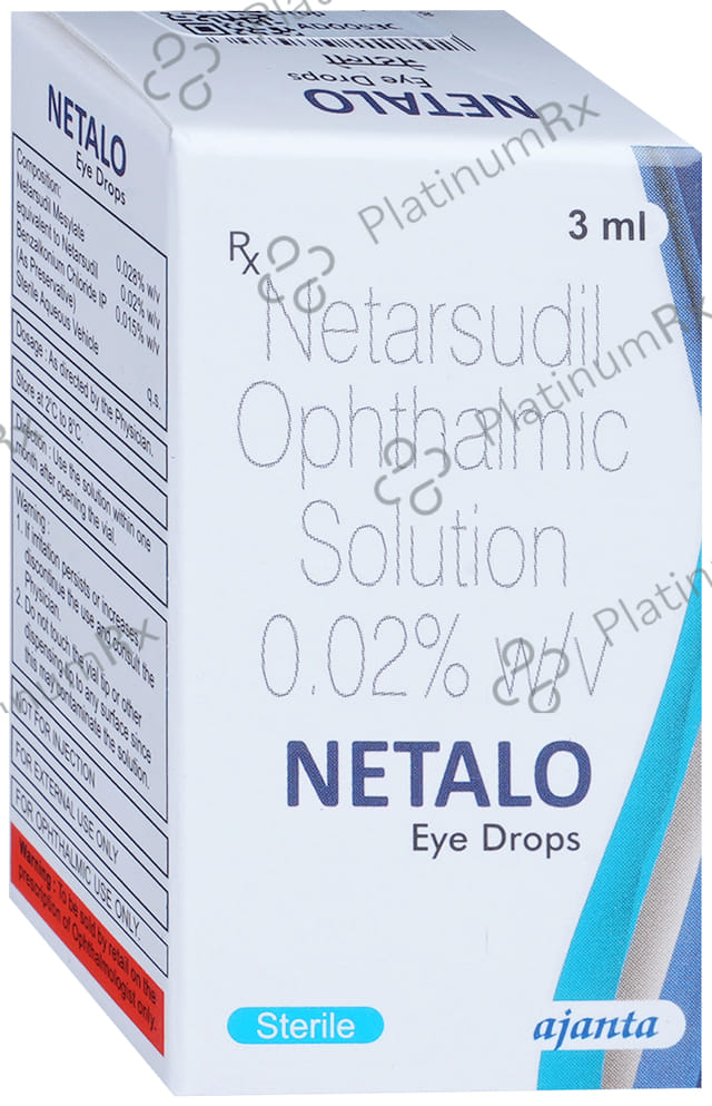 Netalo 0.02% Ophthalmic Solution 3ml