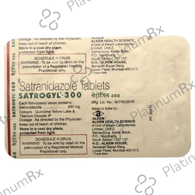 Satrogyl 300mg Tablet 10s