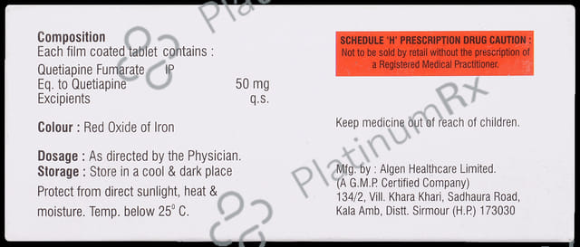 Q Sol 50mg Tablet SR