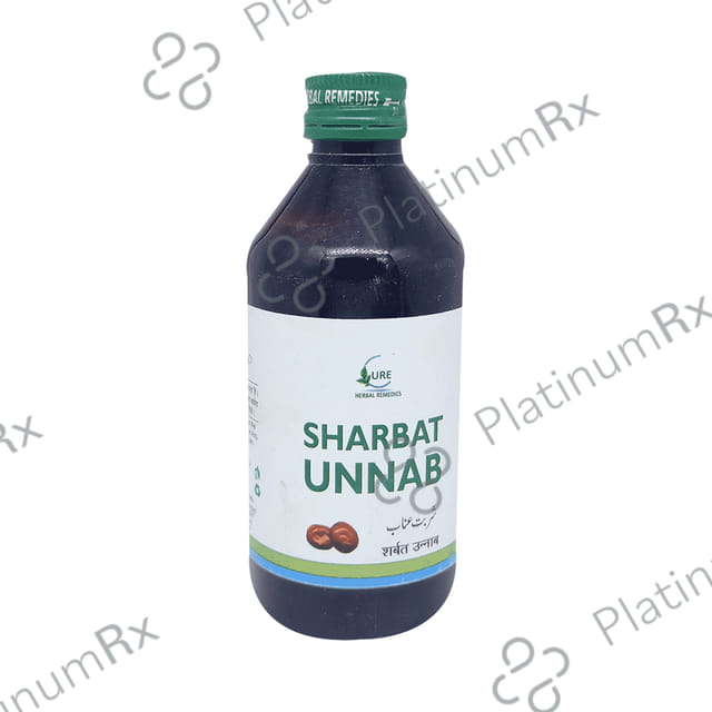 Cure Herbal Remedies Sharbat Unnab 500 ml
