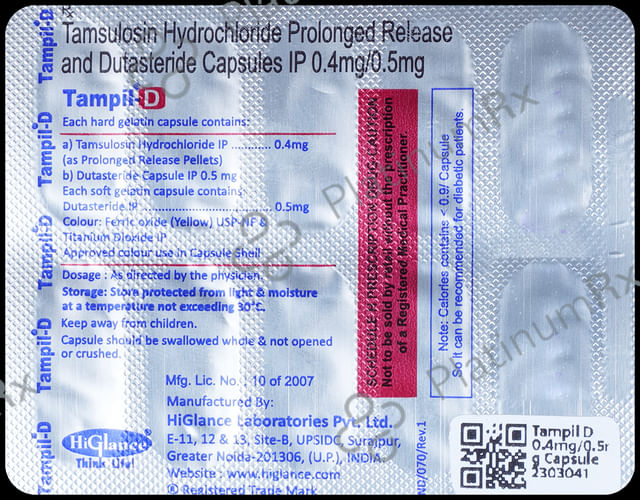 Tampil D 0.4mg/0.5mg Capsule