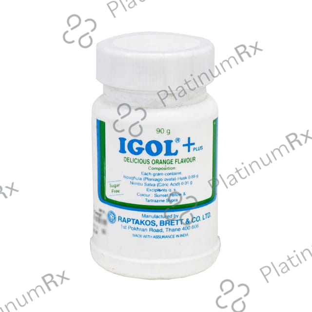 Igol Plus Orange Flavour Sugar Free Powder 90gm