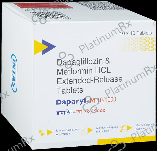Daparyl M 10/1000mg Tablet ER 10s