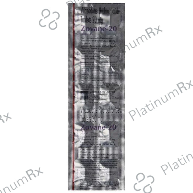 Zovane 20mg Tablet 10s