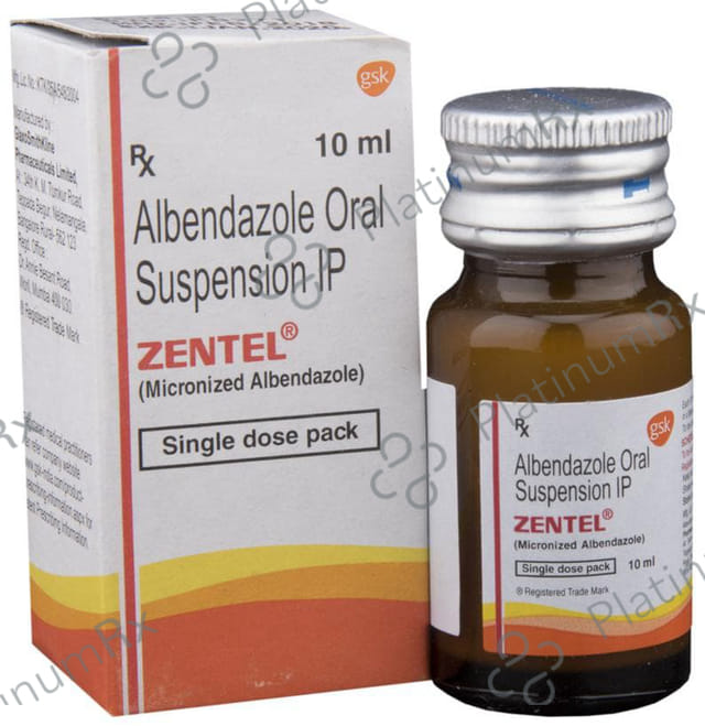 Zentel 400mg Oral Suspension 10ml