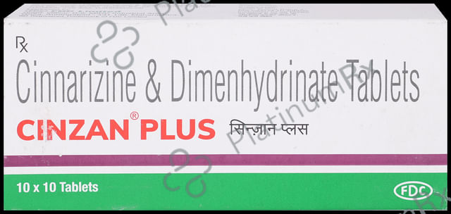 Cinzan Plus 20/40mg Tablet 10s