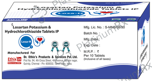 Losa-H Tablet 10 Tablet Dr. Ethix's Product
