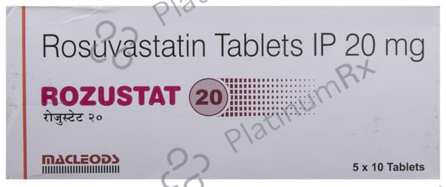Rozustat 20mg Tablet 10s