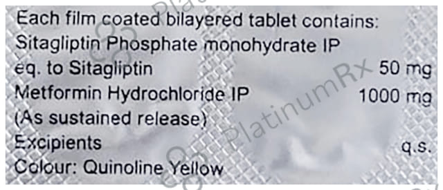 Qsita M 50/1000mg Tablet 15s