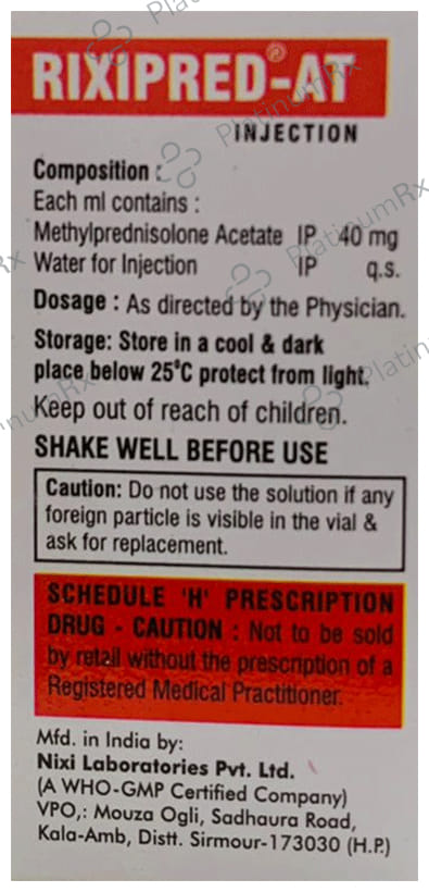 Rixipred AT 80mg Injection