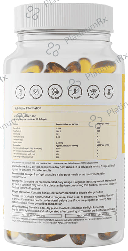 Nudge Omega 3 Softgel Capsule 60s