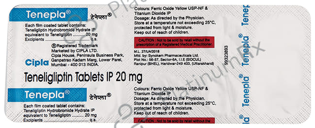 Tenepla 20mg Tablet 10s