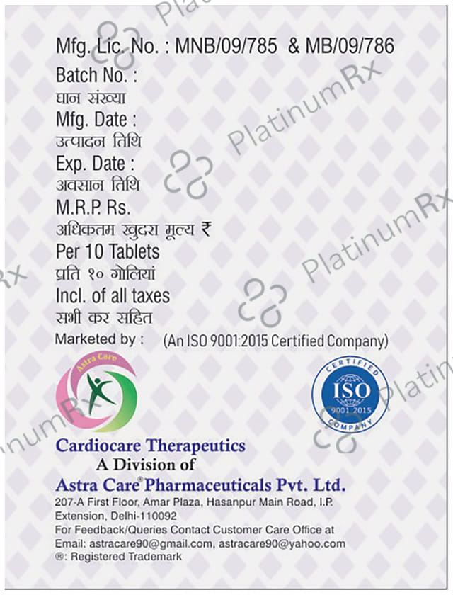 Bisomet AM 2.5mg Tablet 10s