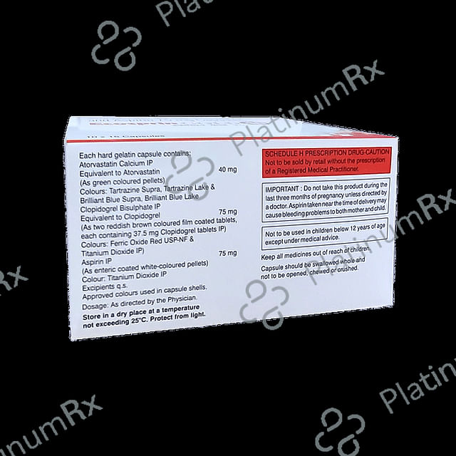 Ecosprin Gold 40/75/75mg Capsule 15s