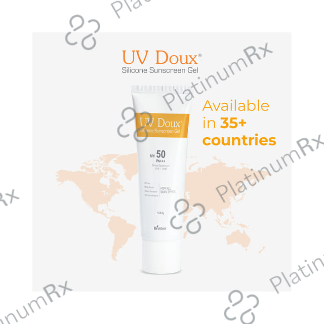 UV Doux Silicone Sunscreen SPF 50 Gel 100gm