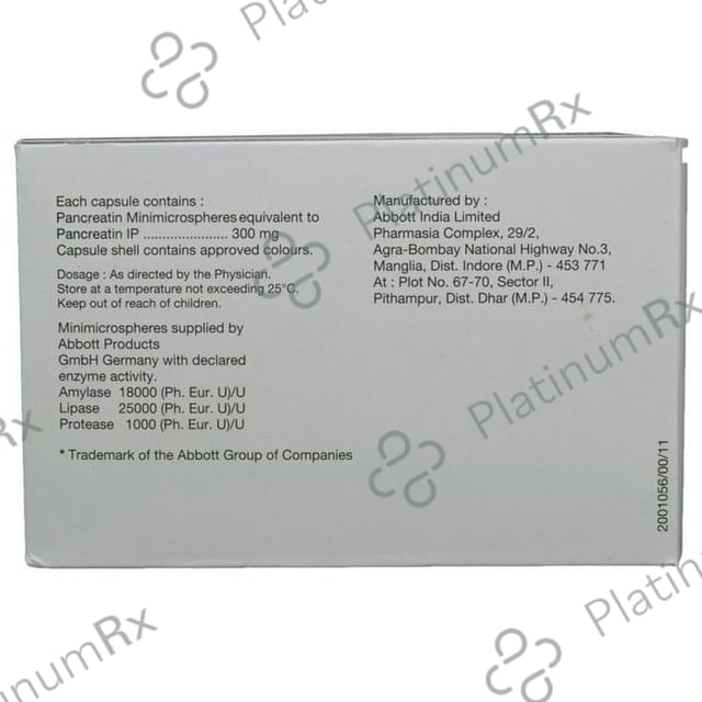 Creon 25000/300mg Capsule 10s