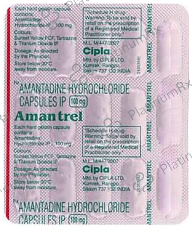 Amantrel 100mg Capsule 15s