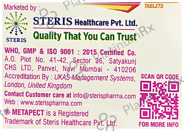 Metapect Cold Tablet 10s