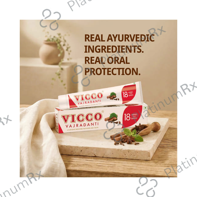 Vicco Vajradanti Ayurvedic Gums and Teeth Regular 200gm