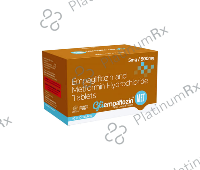 Gliempaflozin Met 5/500mg Tablet 10s
