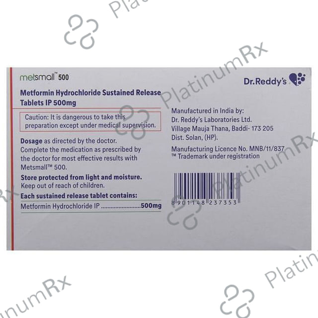 Metsmall 500 Tablet SR
