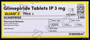 Gliaid 3mg Tablet 10s