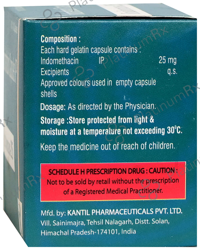 Indomax 25mg Capsule 10s