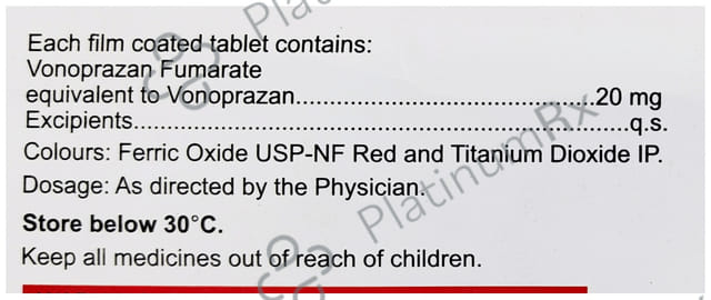 Vonzai 20mg Tablet 10s