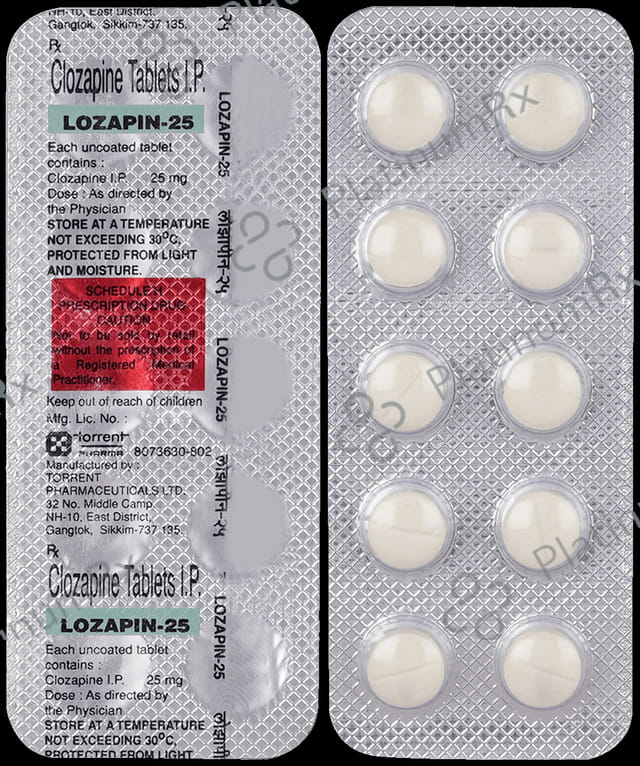 Lozapin 25mg Tablet