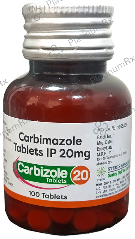 Carbizole 20mg Tablet 100s