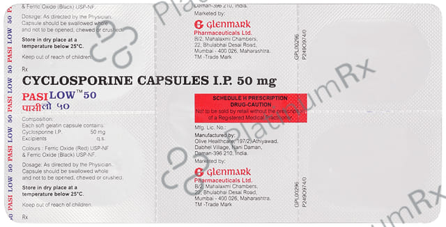 Pasilow 50mg Capsule 5s