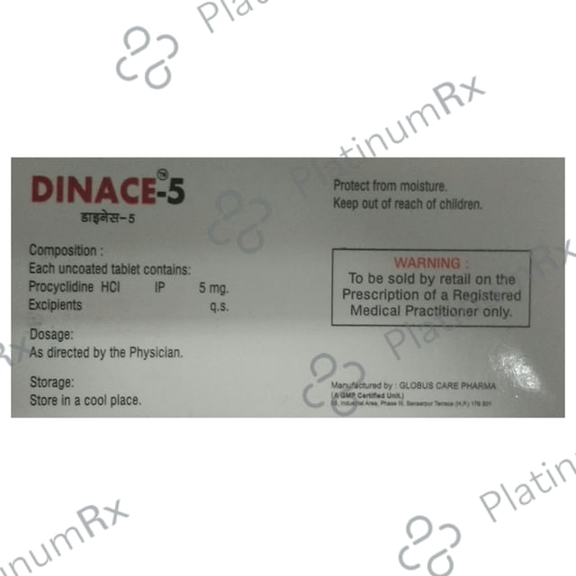 Dinace 5mg Tablet 10s