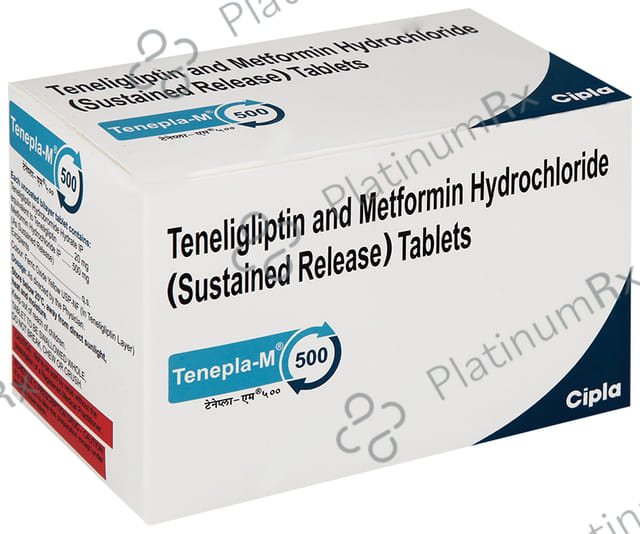 Tenepla M 500/20mg SR Tablet 10s
