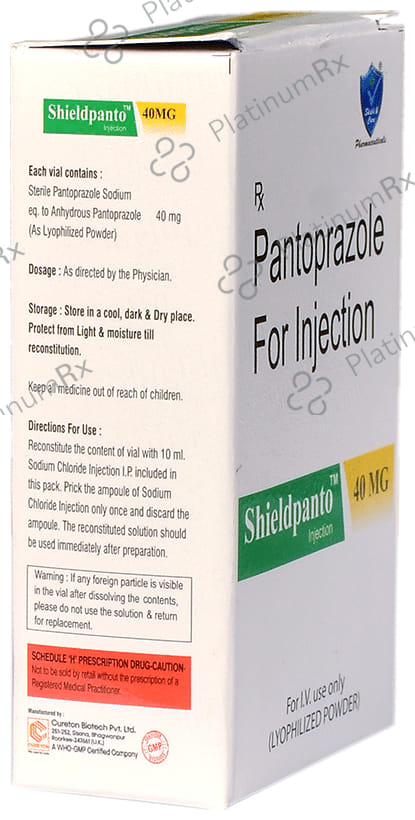 Shieldpanto 40mg Injection