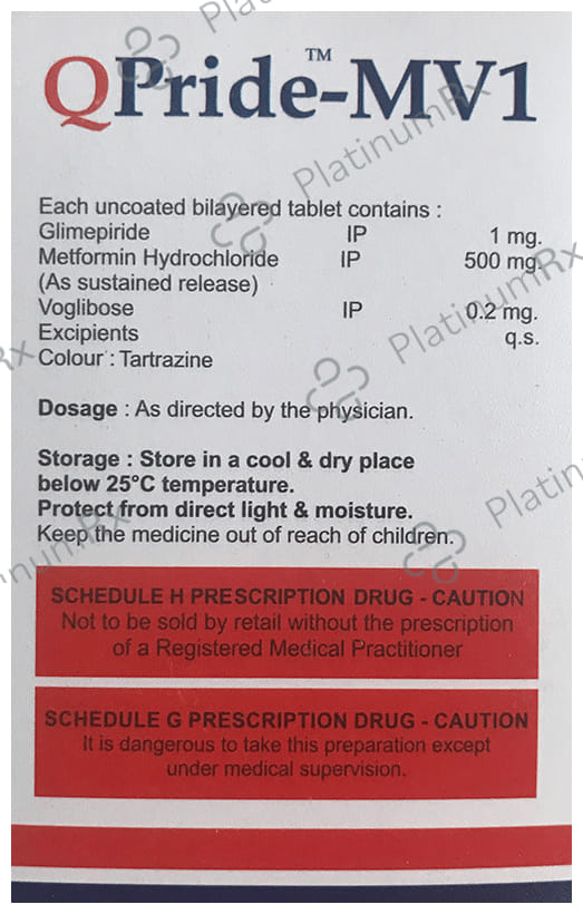 QPride MV1/500/0.2mg Tablet SR 10s
