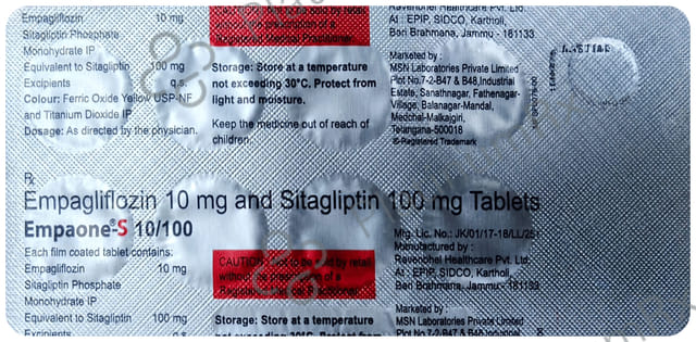Empaone S 10/100mg Tablet 10s