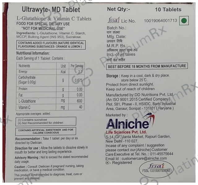Ultrawyte-MD Tablet