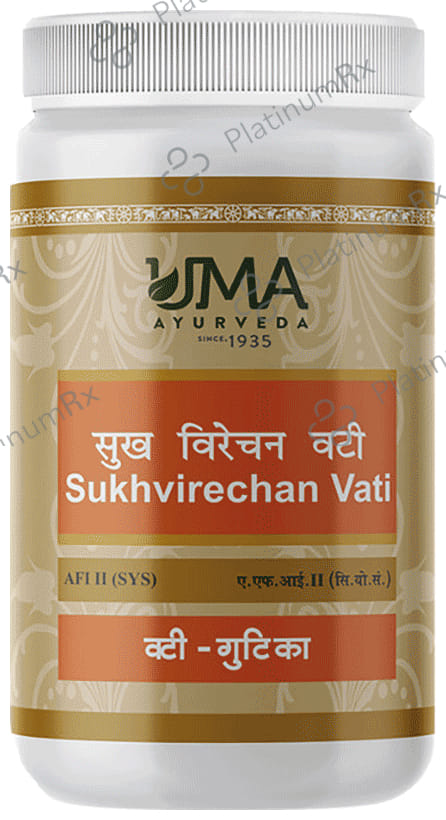 Uma Ayurveda Sukhvirechan Vati 1000 tablets