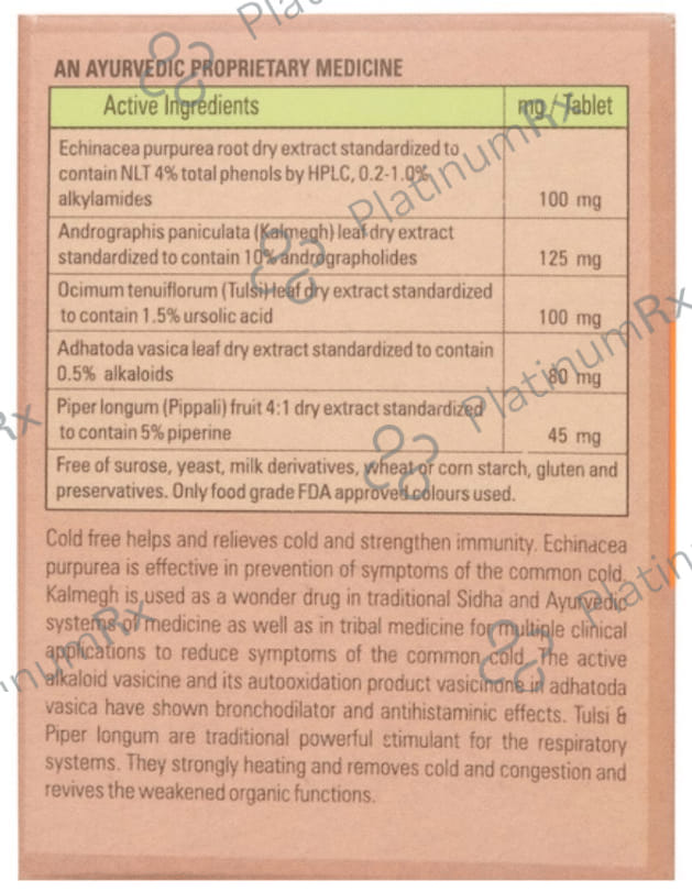 PHL Cold Free Tablet