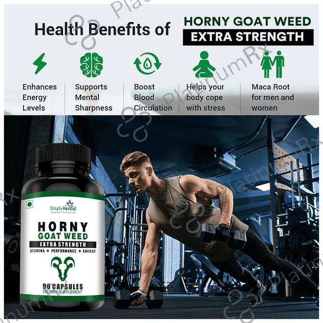Simply Herbal Horny Goat Weed Extract Capsule