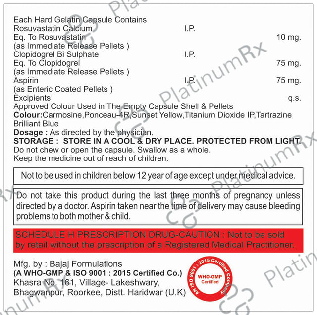 Rosuquid-Gold 10 Capsule IR