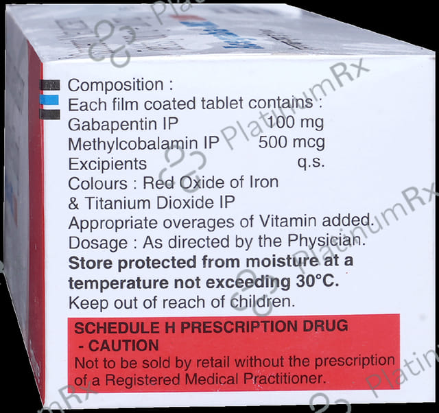 Acegaba ME 100mg/500mcg Tablet 10s