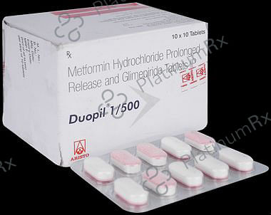 Duopil 1/500mg Tablet PR 10s