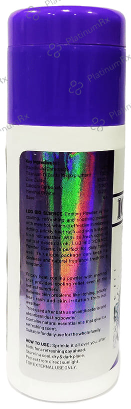 LDD Bioscience Ice Cool Talcum Powder