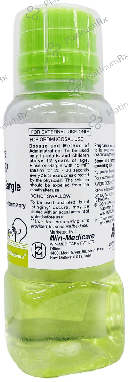 Soothex Gargle Mouth Wash 100ml