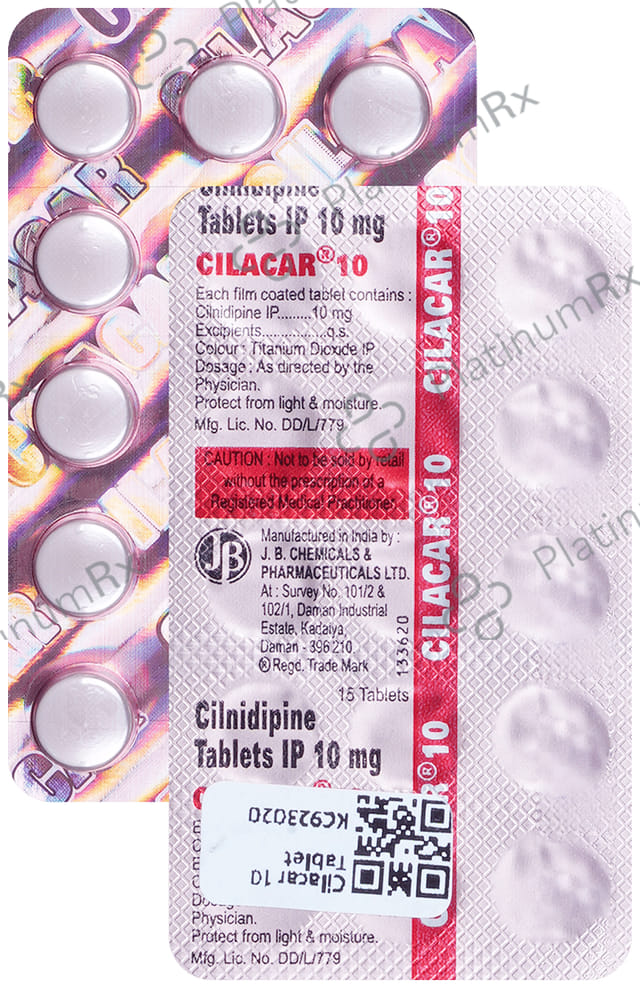 Cilacar 10mg Tablet 15s