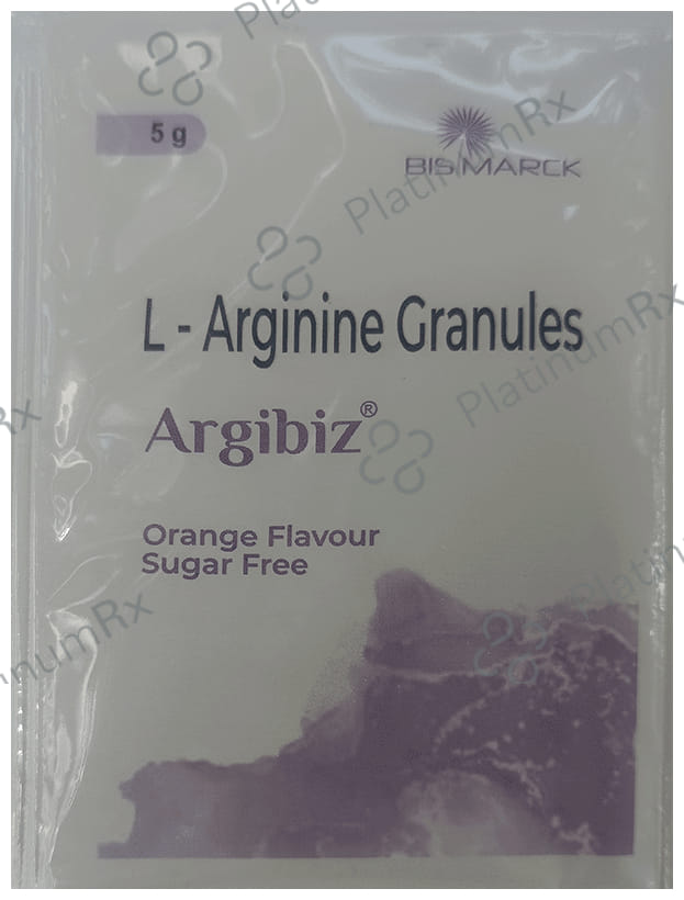 Argibiz 3000mg Orange Flavour Sugar Free Sachet 5s
