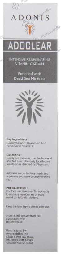 Adoclear Vitamin-C Serum with Hyaluronic Acid