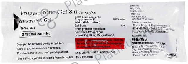 Gestone 8% Vaginal Gel 20gm